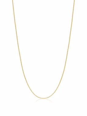 Thin Gold Filled Sterling Silver Box Chain