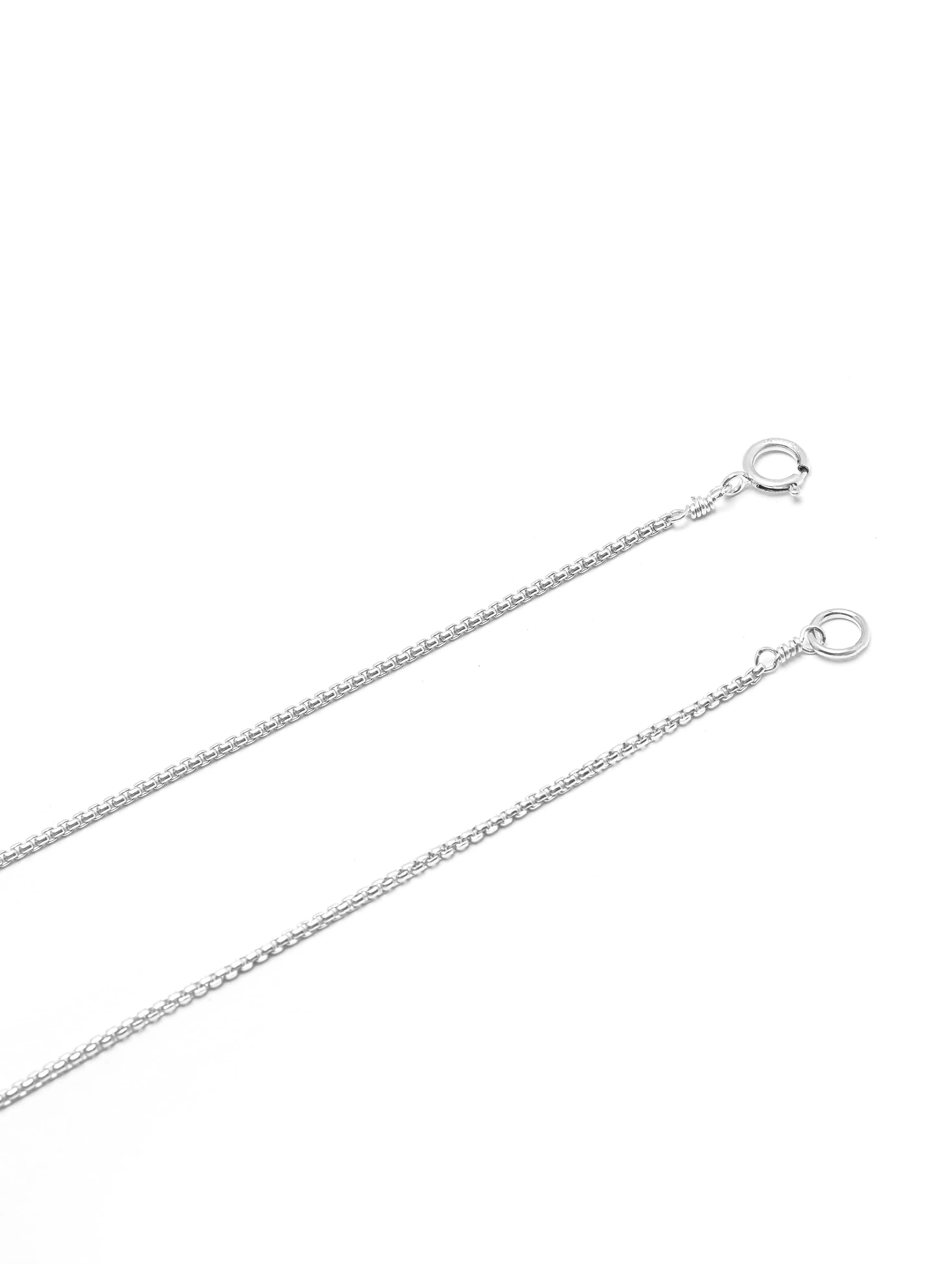 Thin Sterling Silver Box Chain