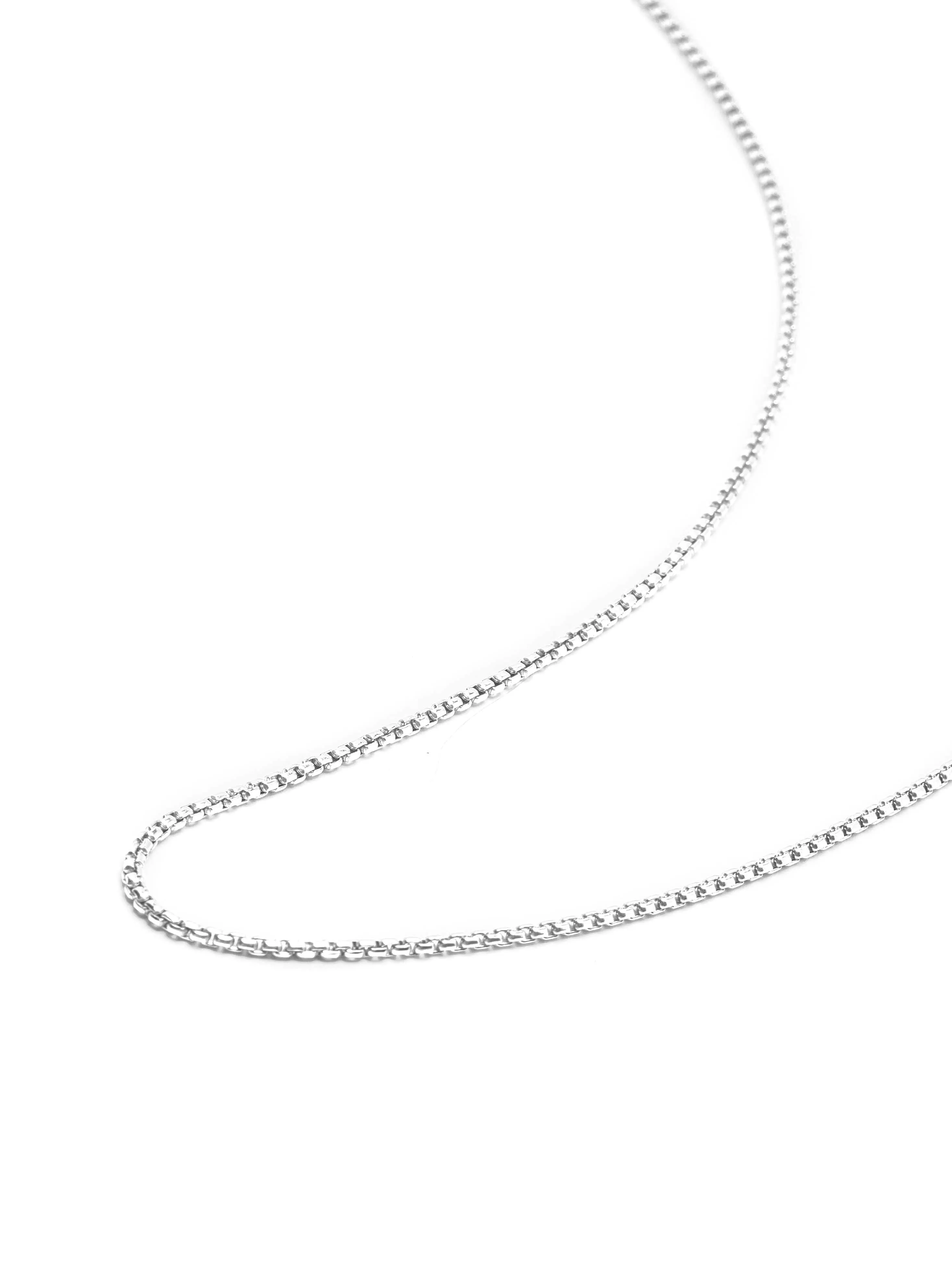 Thin Sterling Silver Box Chain