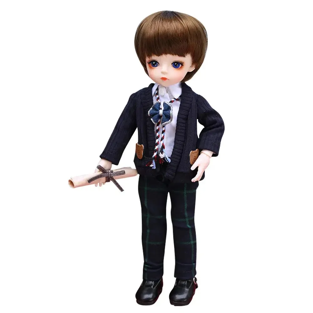 UCanaan 1/6 BJD Doll – 18 Ball-Jointed Doll with Full Outfit, Wig, Clothes Set, Shoes, & Makeup | Best Birthday Gift for Girls