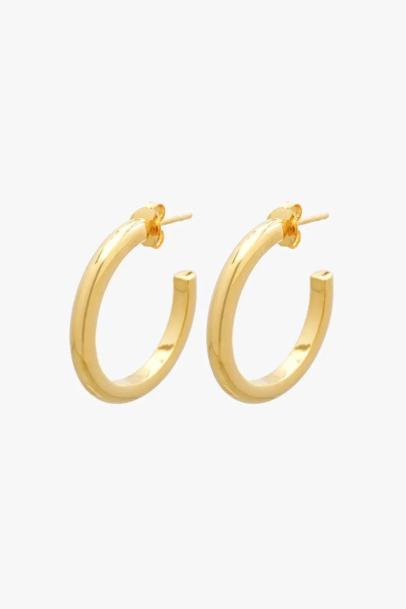 Wanderlust Classic Hoop Gold Plated (24mm)